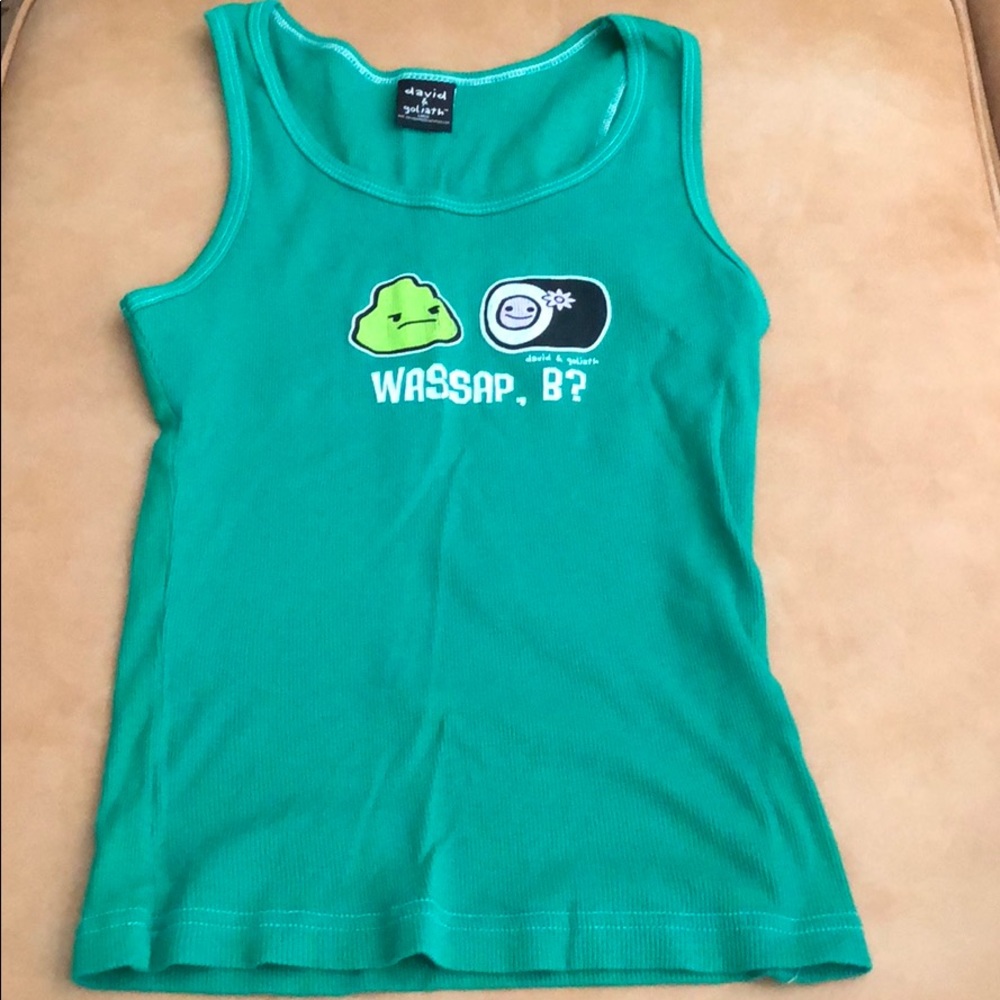 David & Goliath “Wassup B?” Green tank